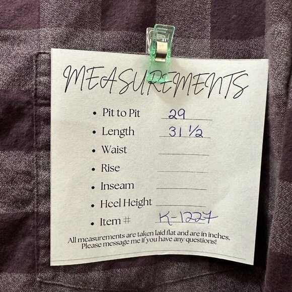 2/$30 ROWM Plaid Button Down Shirt Mens 2XB Purple Grunge Casual Skater 90s - Picture 5 of 9